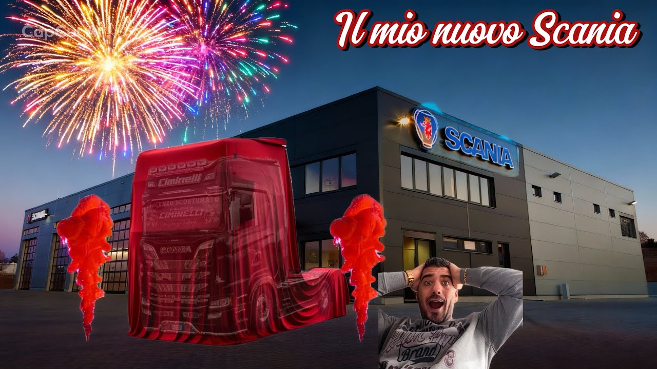 Vi svelo il mio nuovo SCANIA😍 primo viaggio 🚀
