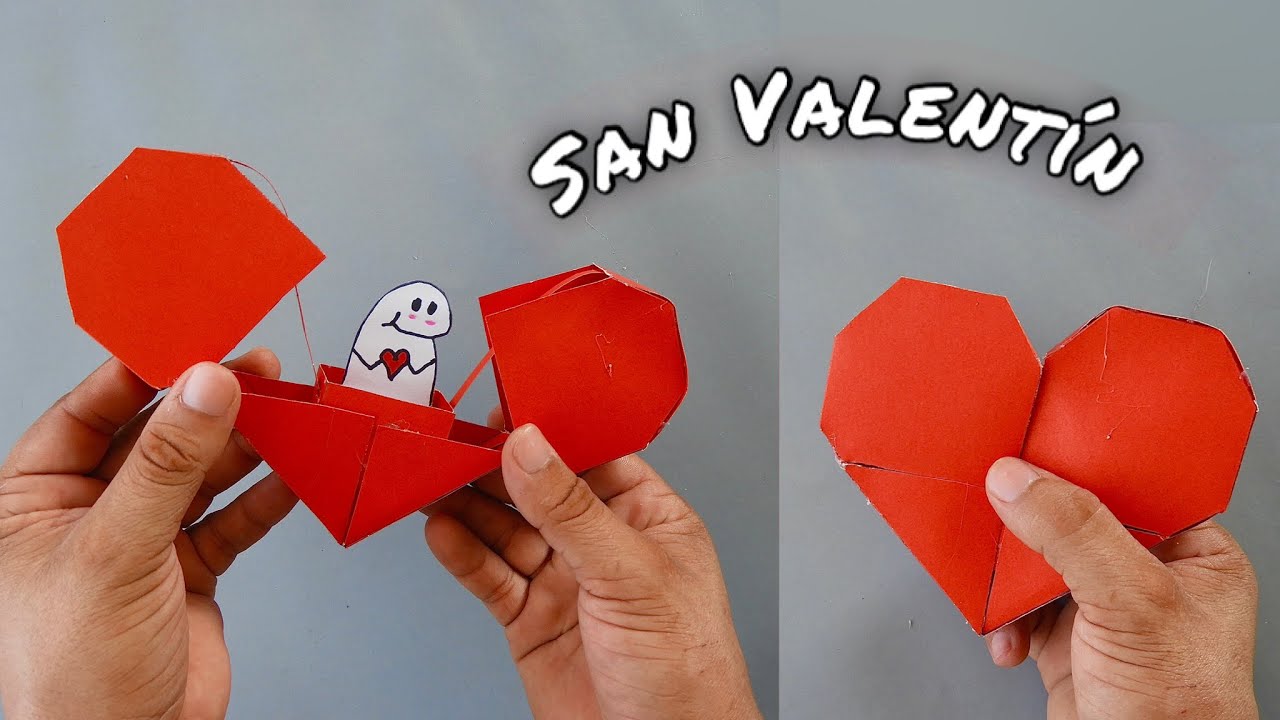 Regalale esto en San Valentin y se pondrá muy Feliz! 😍 Hazlo tu mismo / Caja Corazon oculto