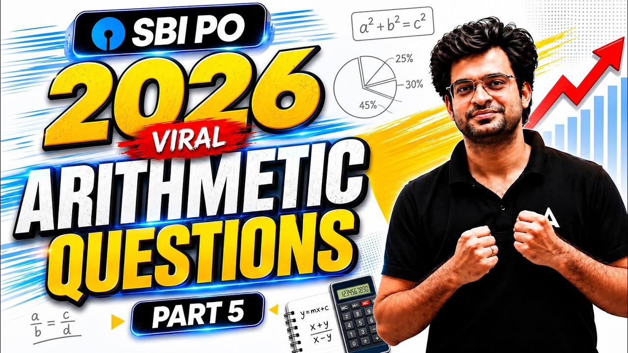 SBI PO 2026 Quant | Viral Arithmetic Questions Asked in Previous Exams #5 | By Navneet Sir