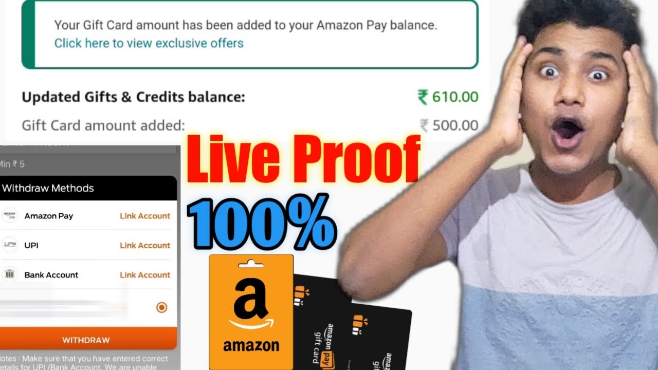Increase Amazone Pay Balance For Free || free Amazon Gift Card || Amazon Gift Card Earning apps