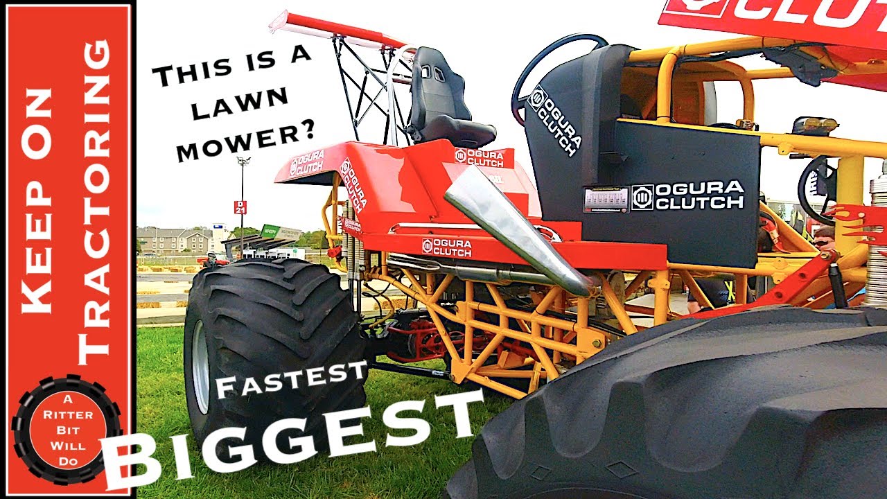 WORLD'S FASTEST MONSTER LAWN MOWER (GIE 2021)