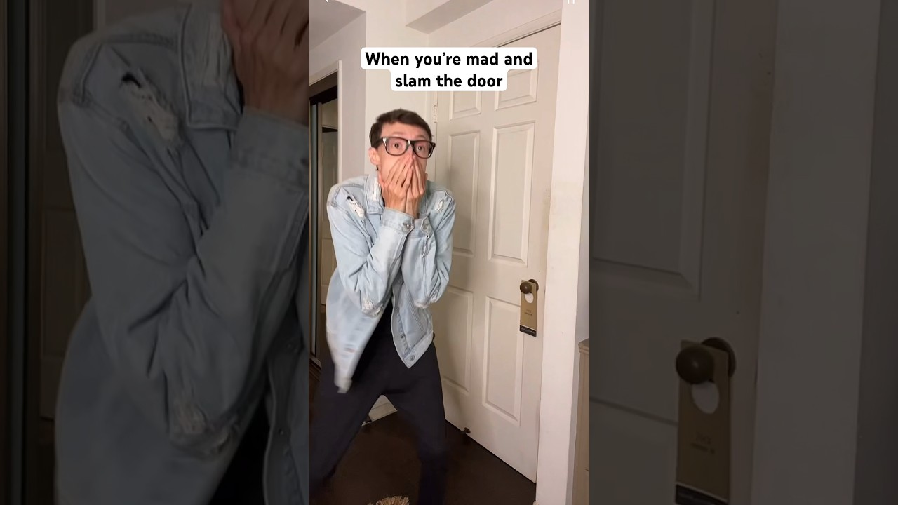 When You&rsquo;re Mad and You Slam the Door 😂💀 #TheManniiShow.com/series
