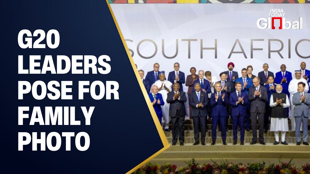 LIVE: G20 Leaders Gather for Official Family Photo Ahead of Summit in Johannesburg