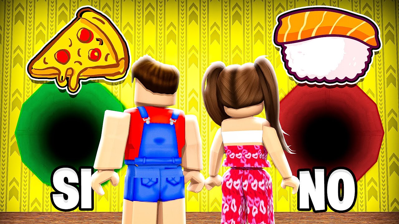 COSA SCEGLI TRA PIZZA O SUSHI SU ROBLOX??