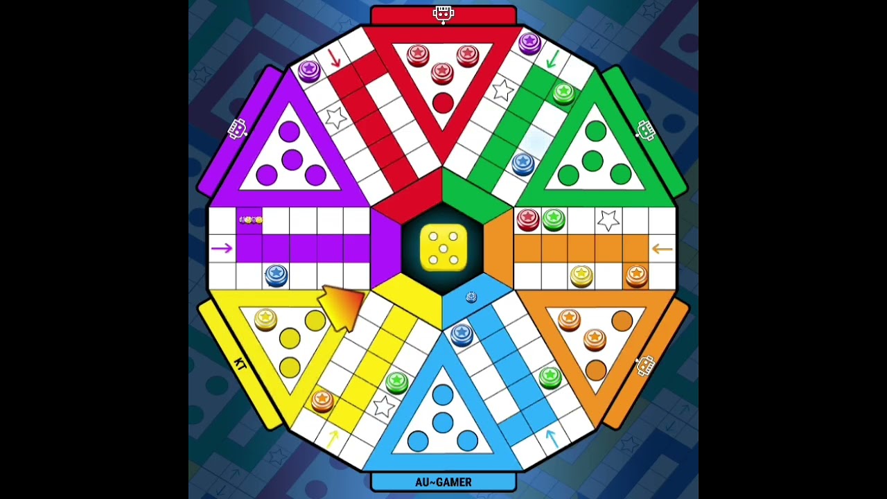 [ LUDO KING 🎲👑 6 PLAYER GAMEPLAY 🎲 ]#games #gaming #ludo 