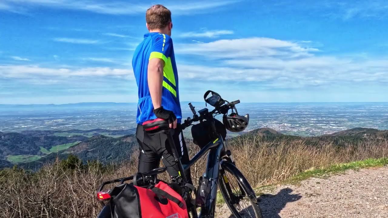100 km Radtour durch den Hochschwarzwald (Bühl - Hornisgrinde - Karlsruhe)