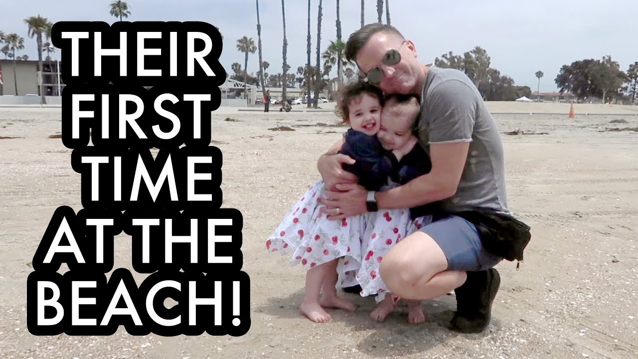 Our Baby Girls' First Trip to the Beach! /// McHusbands
