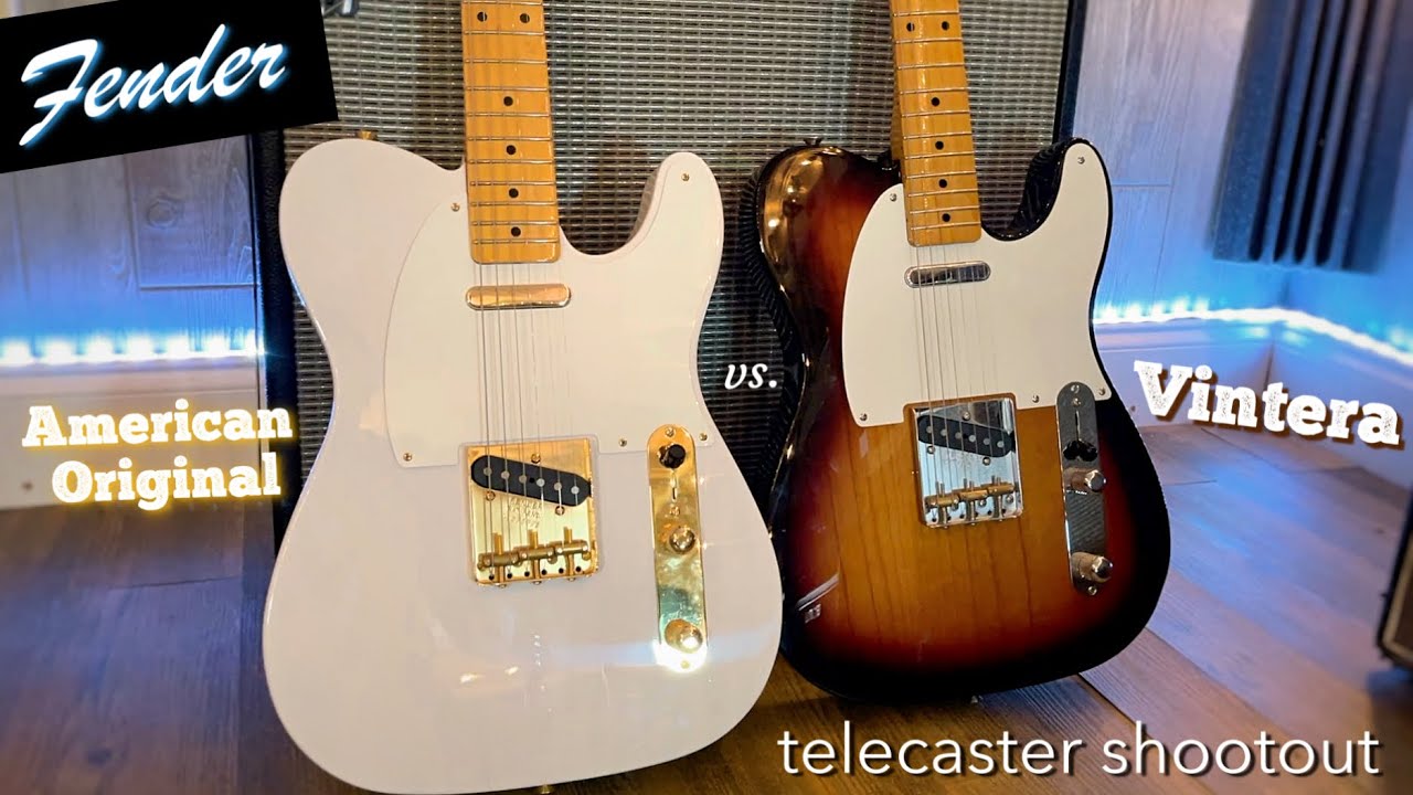 Fender Telecaster Shootout - Vintera vs American Original