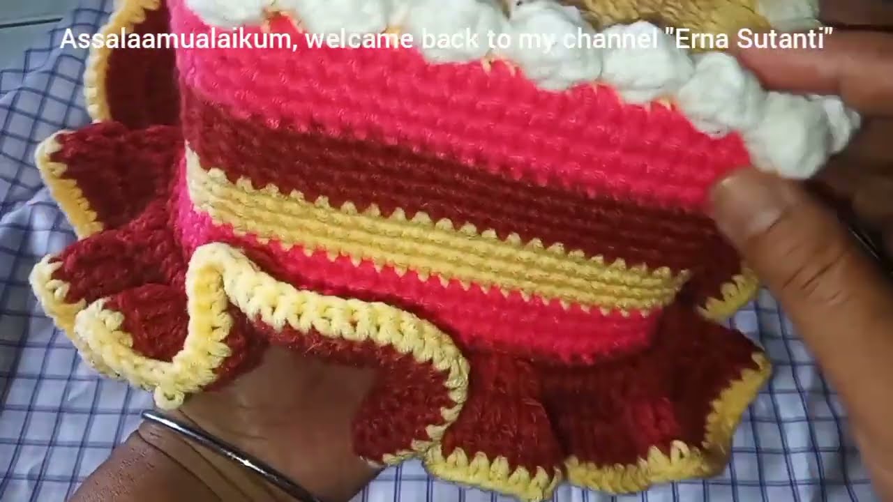 CROCHET || Tissue box cover . English Available