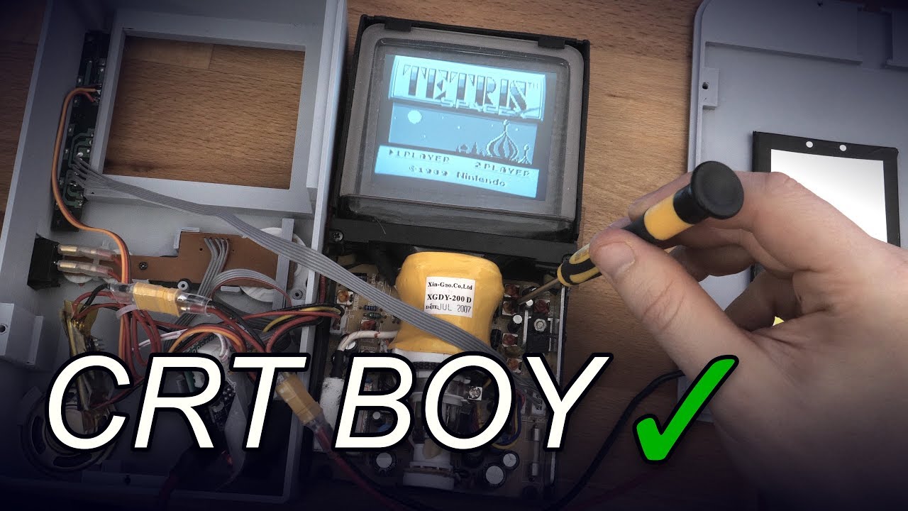 CRT BOY Part 3: Finished! [ESP32, CRT, Retro]