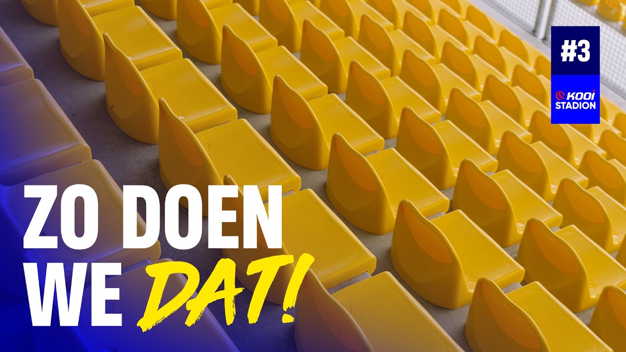 Zo doen we dat! 🏗️👷‍♂️ (3) | De Stadionstoelen 🪑