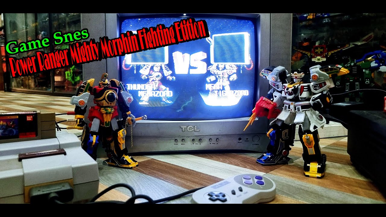 GAME SNES Power Ranger Mighty Morphin Fighting Edition