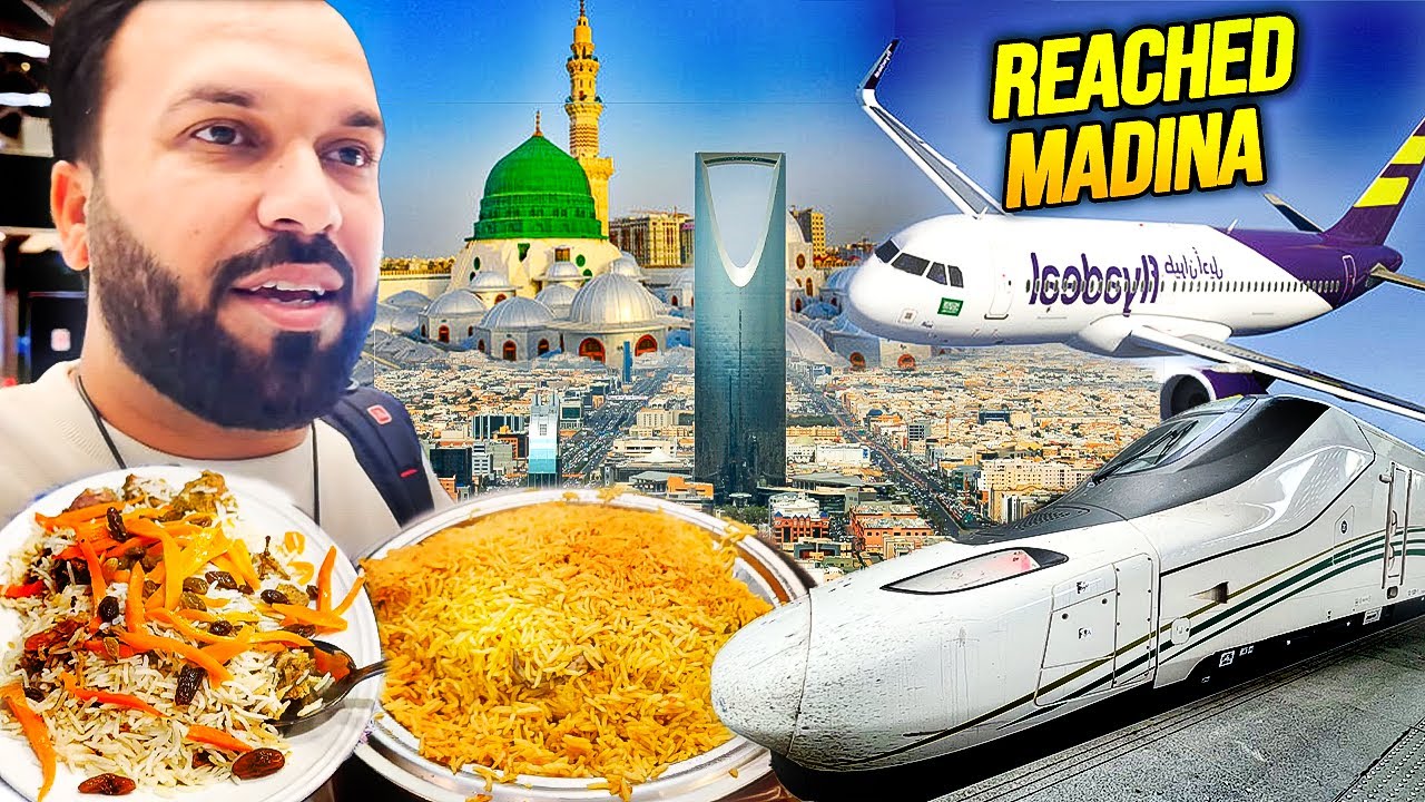 Qatar to Saudi Arabia by Road - Travelled in Car, Airplane & Train to Reach Madina