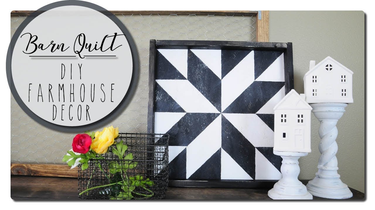 Barn Quilt - DIY Farmhouse Decor