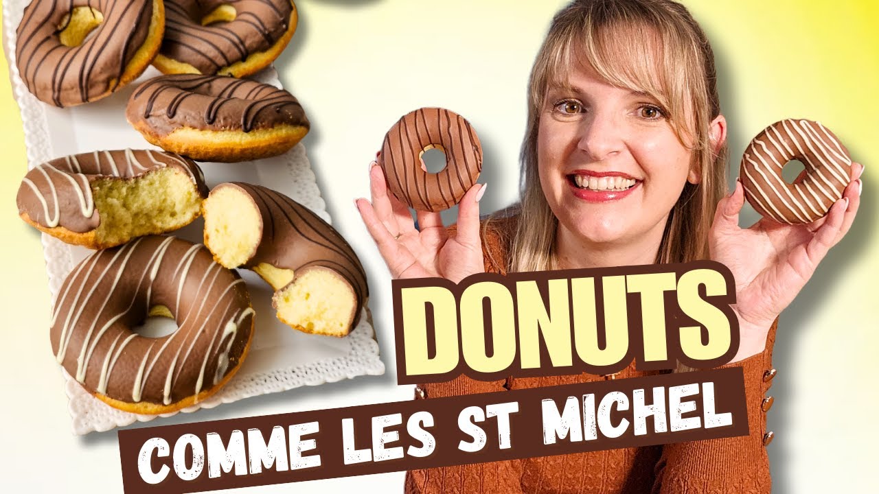 DONUTS comme les ST MICHEL 🍩 - Encore MEILLEURS & Ultra FONDANTS🫠 (Recette Facile et rapide)