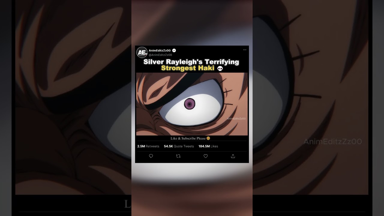 Silver Rayleigh's Terrifying Strongest Haki💀| EDIT | #onepiece #shorts #rayleigh #blackbeard