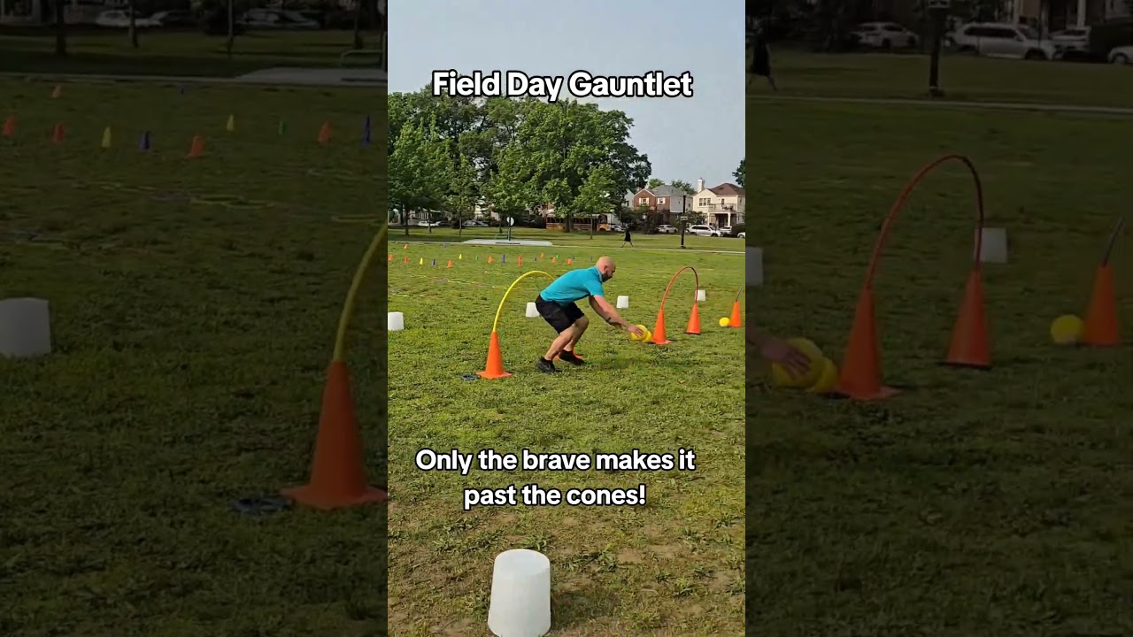 Field Day Obstacle Course! 💪 #physicaleducation #pe #PhysEdZone