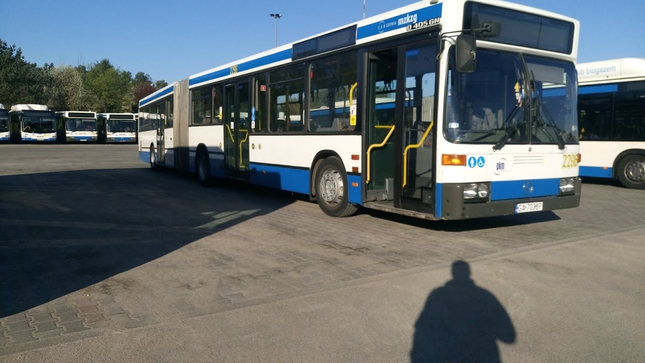 Autobusem po Gdyni. Linia 171. # 2296 Mercedes - Benz O405GN Kier. Karwiny Tesco