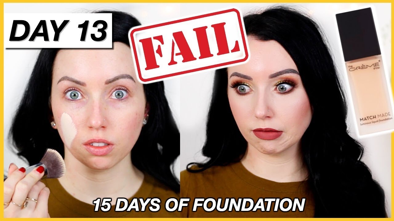 YIKES...New CVS Brand FOUNDATION FAIL! The Creme Shop {First Impression Review & Demo!}