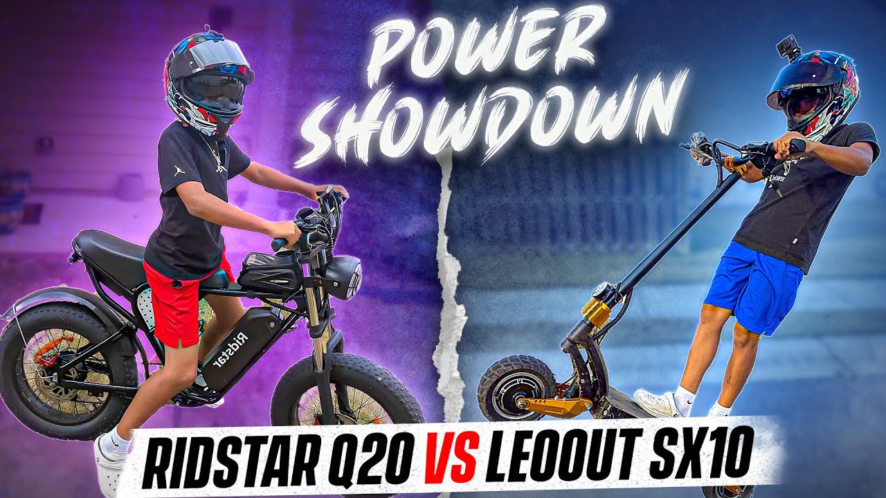 RIDSTAR Q20 E-Bike vs. Leoout SX10 E-Scooter: Face-Off