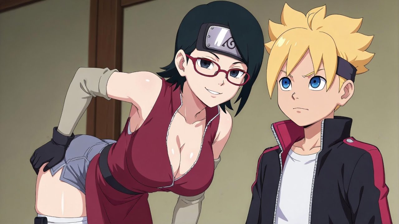 Sarada Y Boruto En El Juego de La Atención ❤️❤️   | Animacion ❤️❤️ Animation ❤️❤️