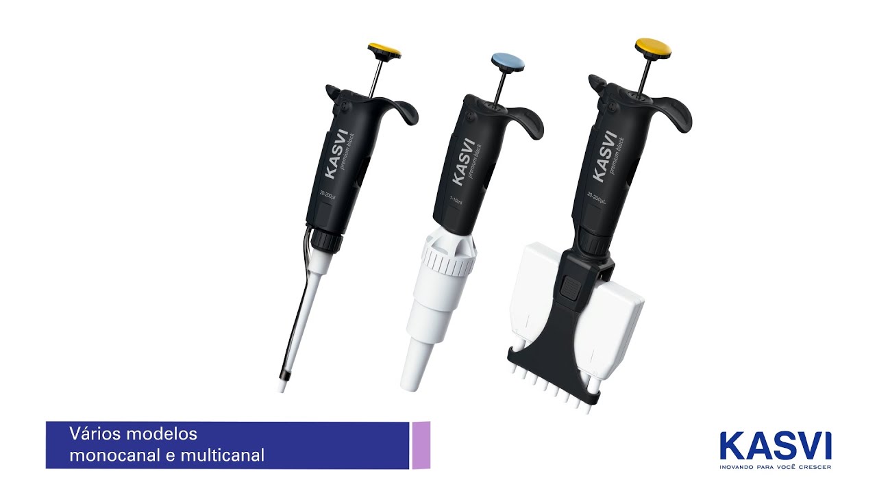 Micropipetas Premium Black - Kasvi