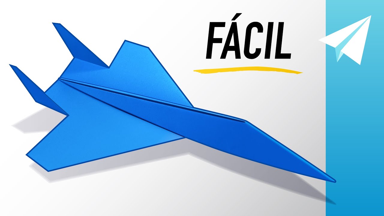 Cómo Hacer un Avión de Papel SU-57 FÁCIL que Vuela MUY Bien! — Tutorial de Avión de Papel