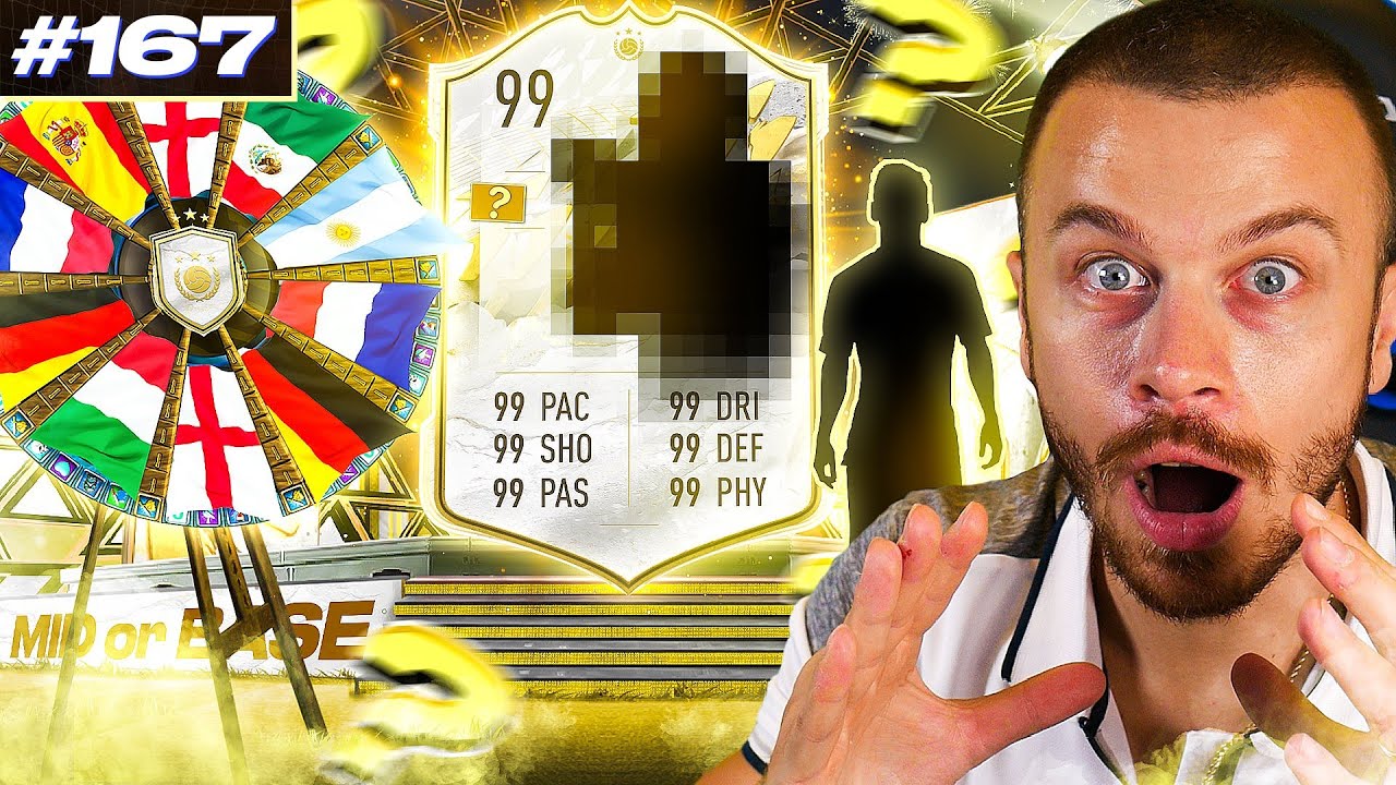 FIFA 22 MY NEW BASE OR MIDDLE ICON SBC! INSANE ICON ROULETTE! OMG EA SPORTS!