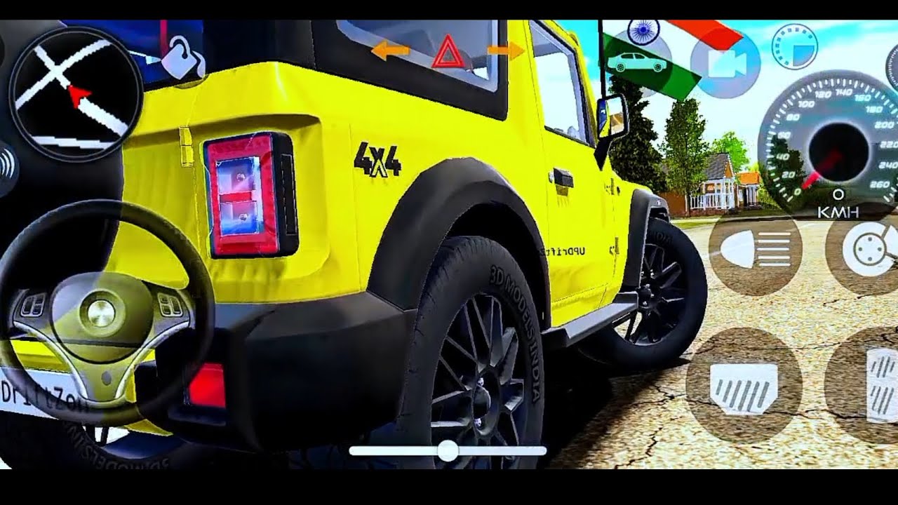 😎 Dollar ( Song ) Modified Mahindra Thar Car Games: Indian Cars simulator game || (Gadi wala game) 