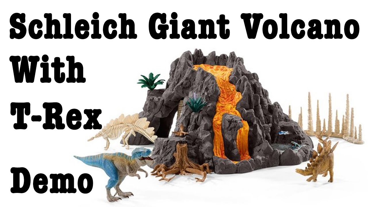 Schleich Giant Volcano Playset