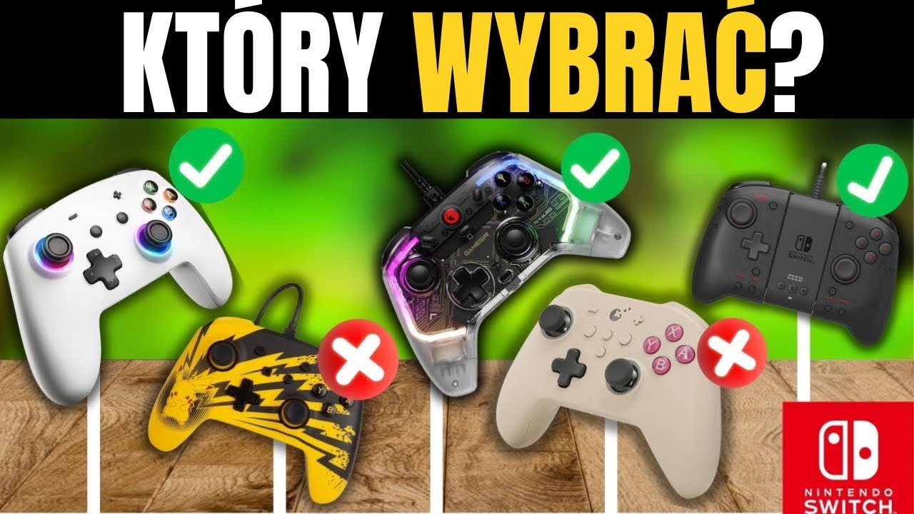 Najlepsze kontrolery do Nintendo Switch 2026 [Nie kupuj żadnego, zanim tego nie zobaczysz]