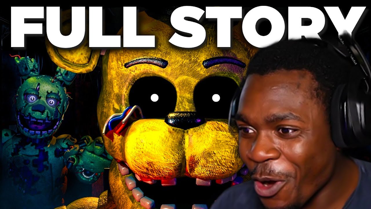 FNAF Lore Reaction! Five Nights at Freddy’s Goes HARD! First Time  Watching FuhNaff FULL Story