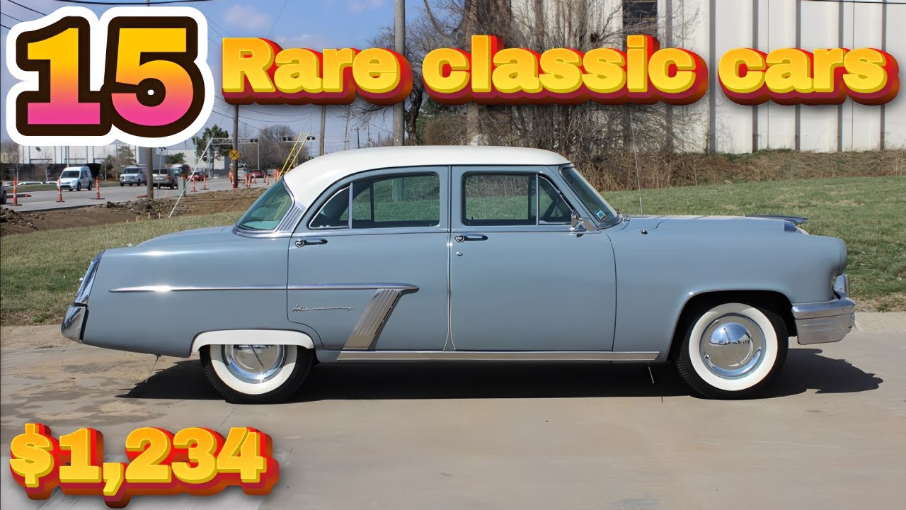 Prices you Must SEE: 15 Classic cars for Sale under $6,500