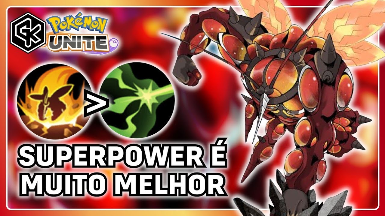 Superpower é melhor do que Leech Life | Pokemon Unite Buzzwole Gameplay