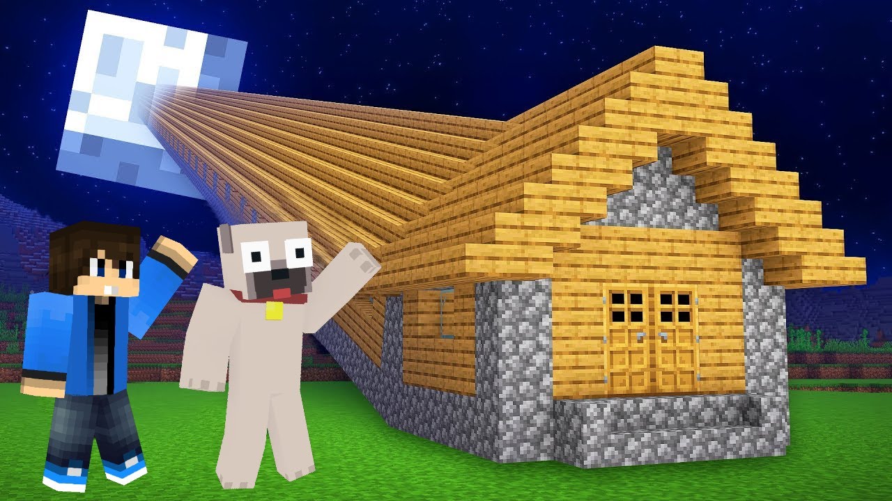 LEGHOSSZABB HÁZ A HOLD FELÉ A MINECRAFTBAN!