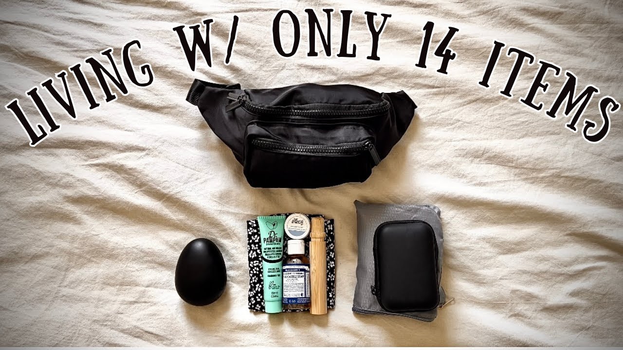 EXTREME MINIMALIST 3L Life | Living w/ Just a BUM BAG!