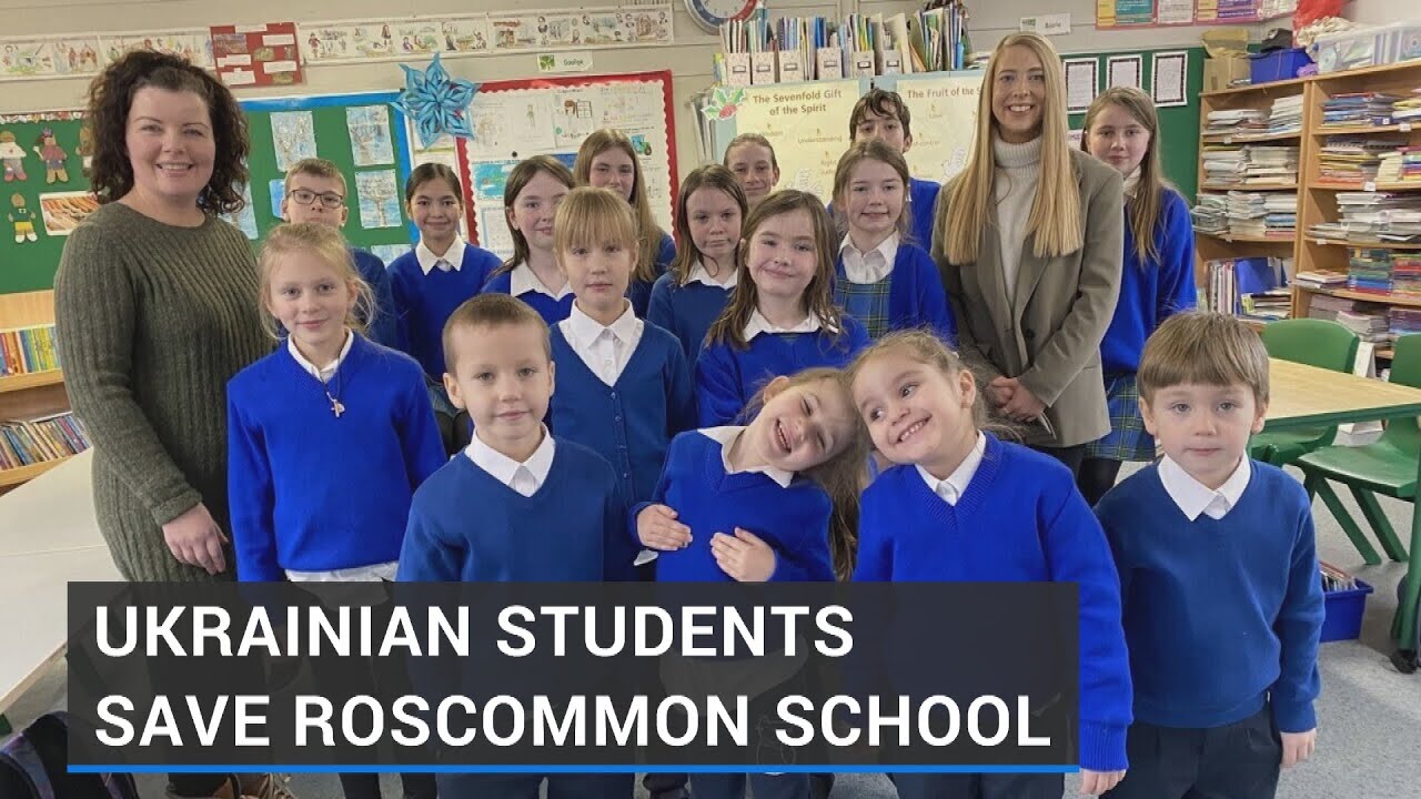 Ukrainian students save Roscommon school from potential closure