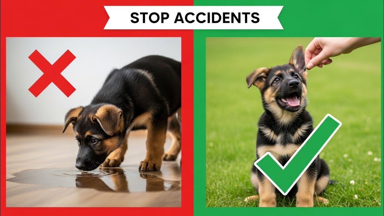 German Shepherd Puppy Potty Training That ACTUALLY Works 