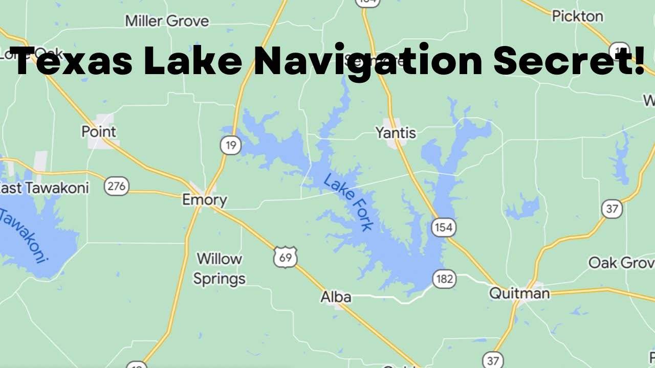 The SECRET to Navigating Texas Lakes!
