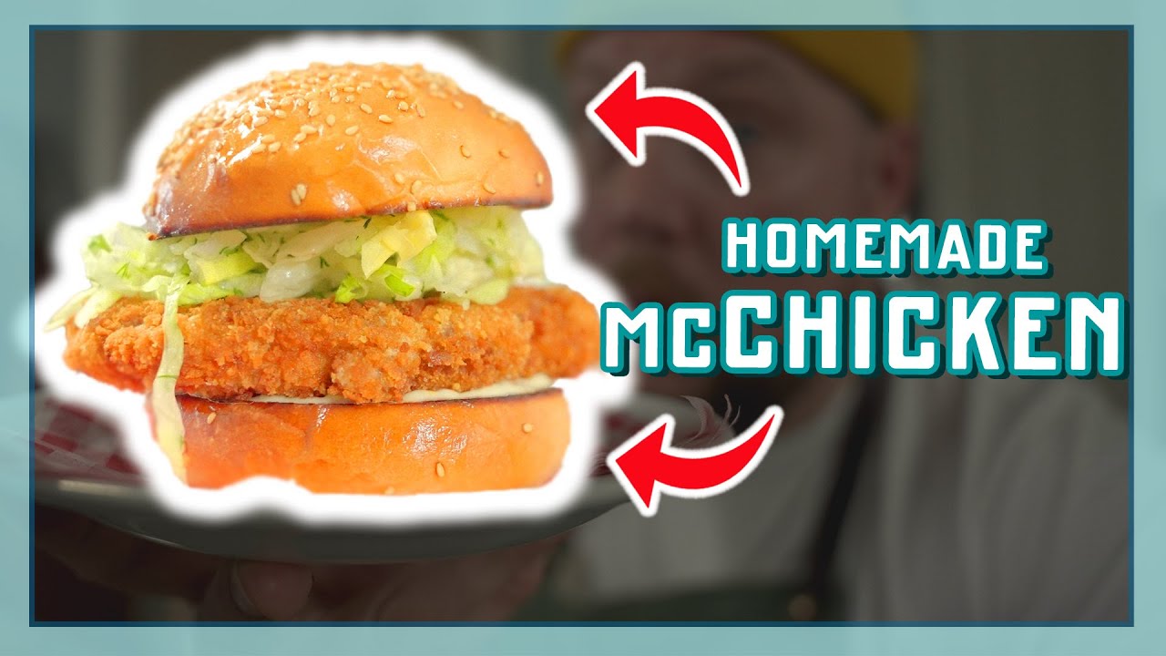 McDonalds Eten! Homemade McChicken! | EtenmetNick | How to