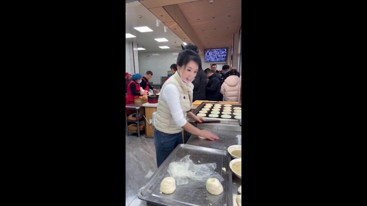 Real-Time Flatbread Production | Traditional Shaobing Technique | No Commentary