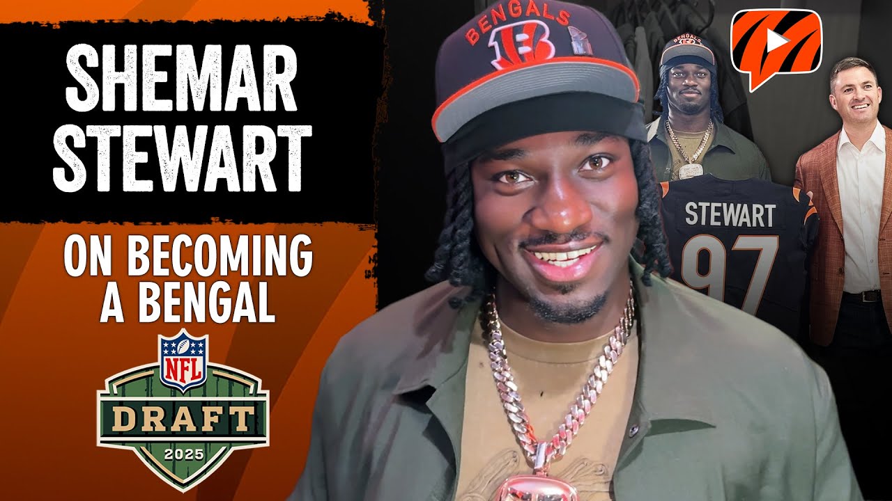Bengals First Round Pick Shemar Stewart on NFL Draft, Lack of Sacks and MORE