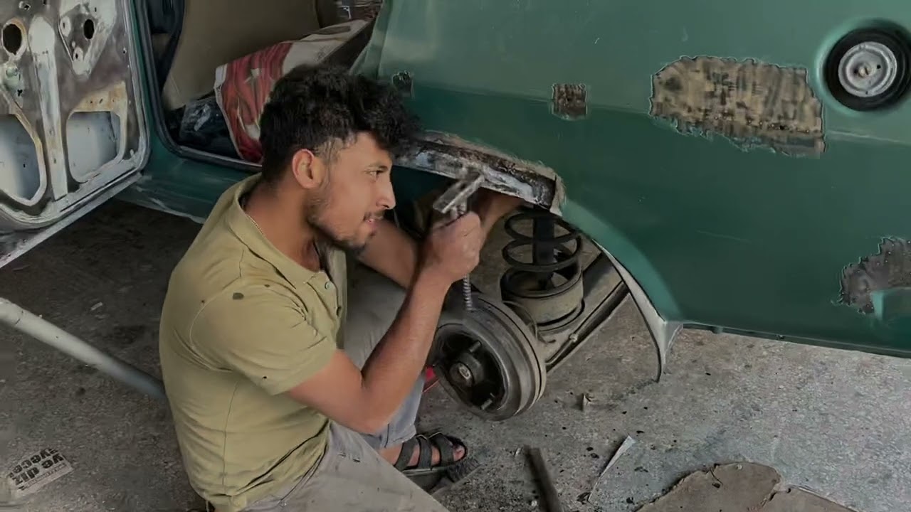 Renault 12 Tsw kaborta | 3.Bölüm | Kaborta nasıl yapılır | kaborta çürük tamir |
