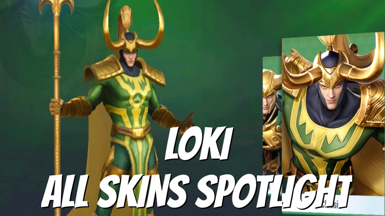 LOKI ALL SKINS SPOTLIGHT | Marvel Super War