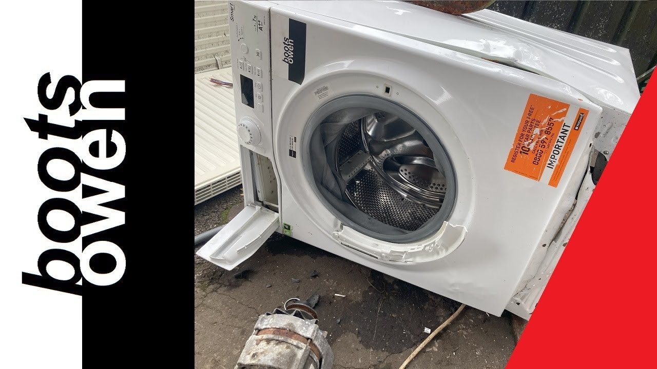 Washing machine destruction