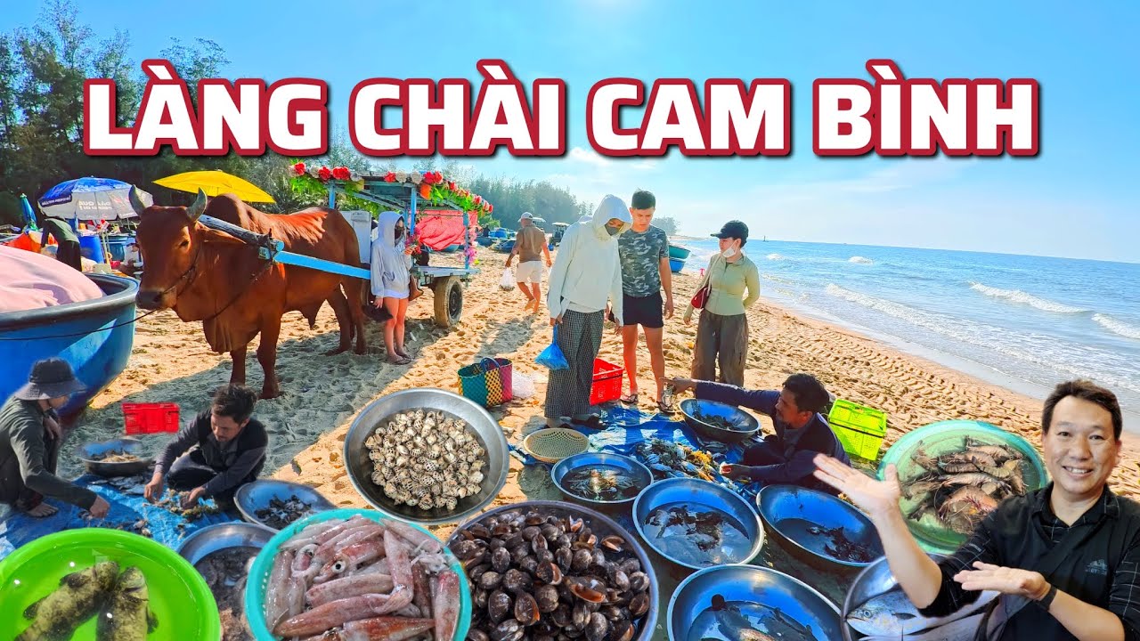 Làng Chài Cam Bình - Tôm Hùm Bông 700K/Kg,  Ghẹ xanh 300K/Kg, Cá Mú 180K/Kg.