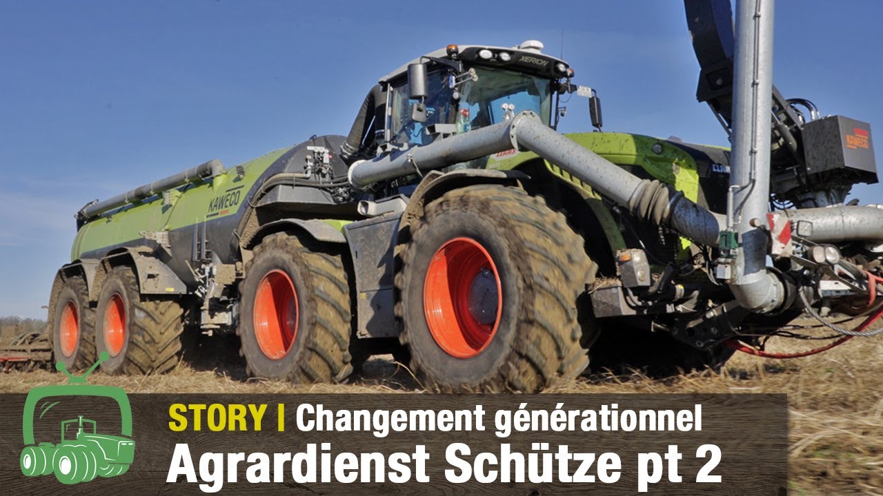 Entreprise de travaux agricoles Schütze – Partie 2 | Claas Xerion et Vredo en action | Fendt
