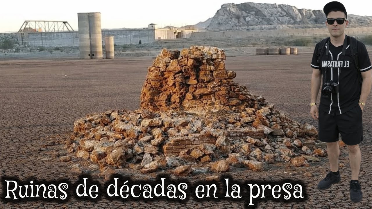 Supuestas ruinas de 1700 en la presa de Hermosillo