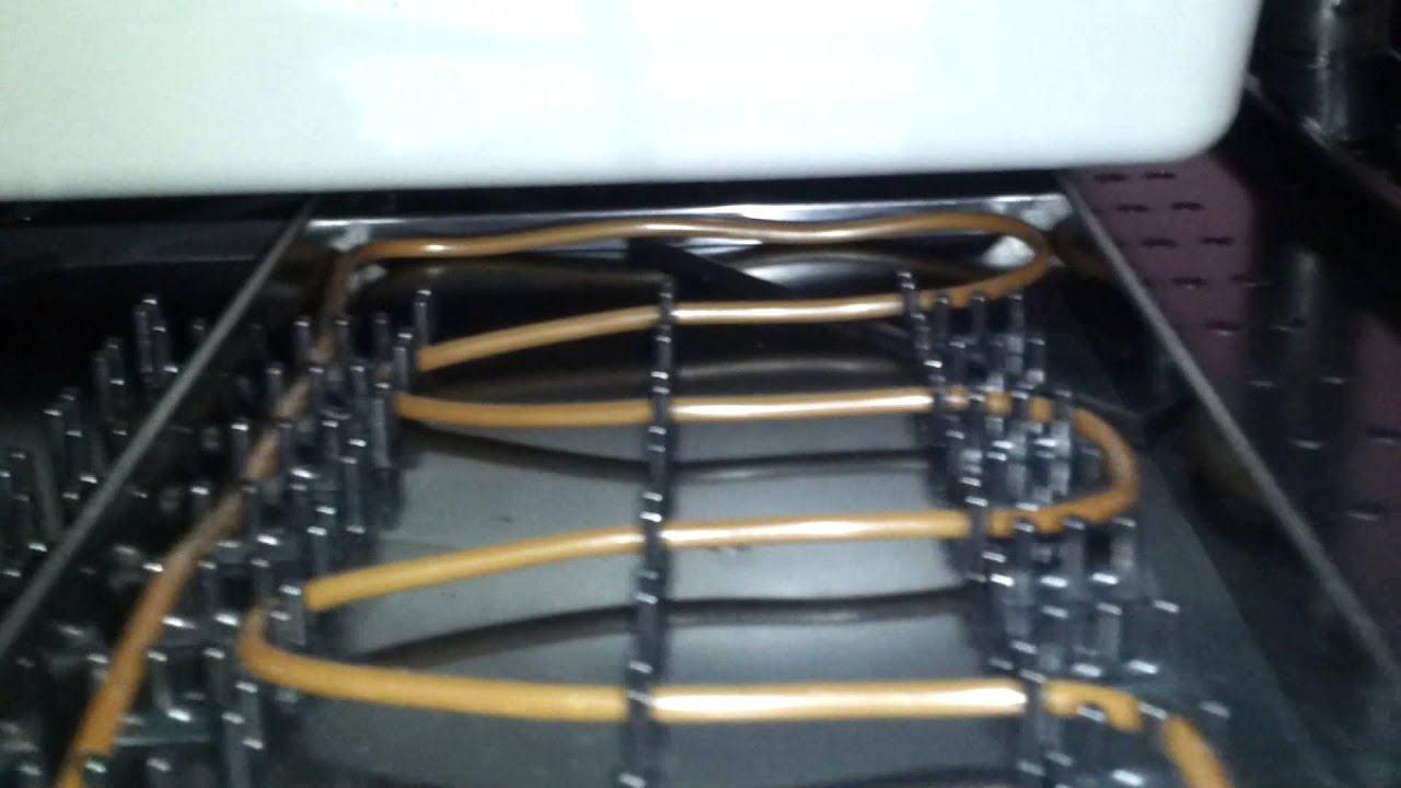 How to set up a heat cable on a Vision V70-11 Rack