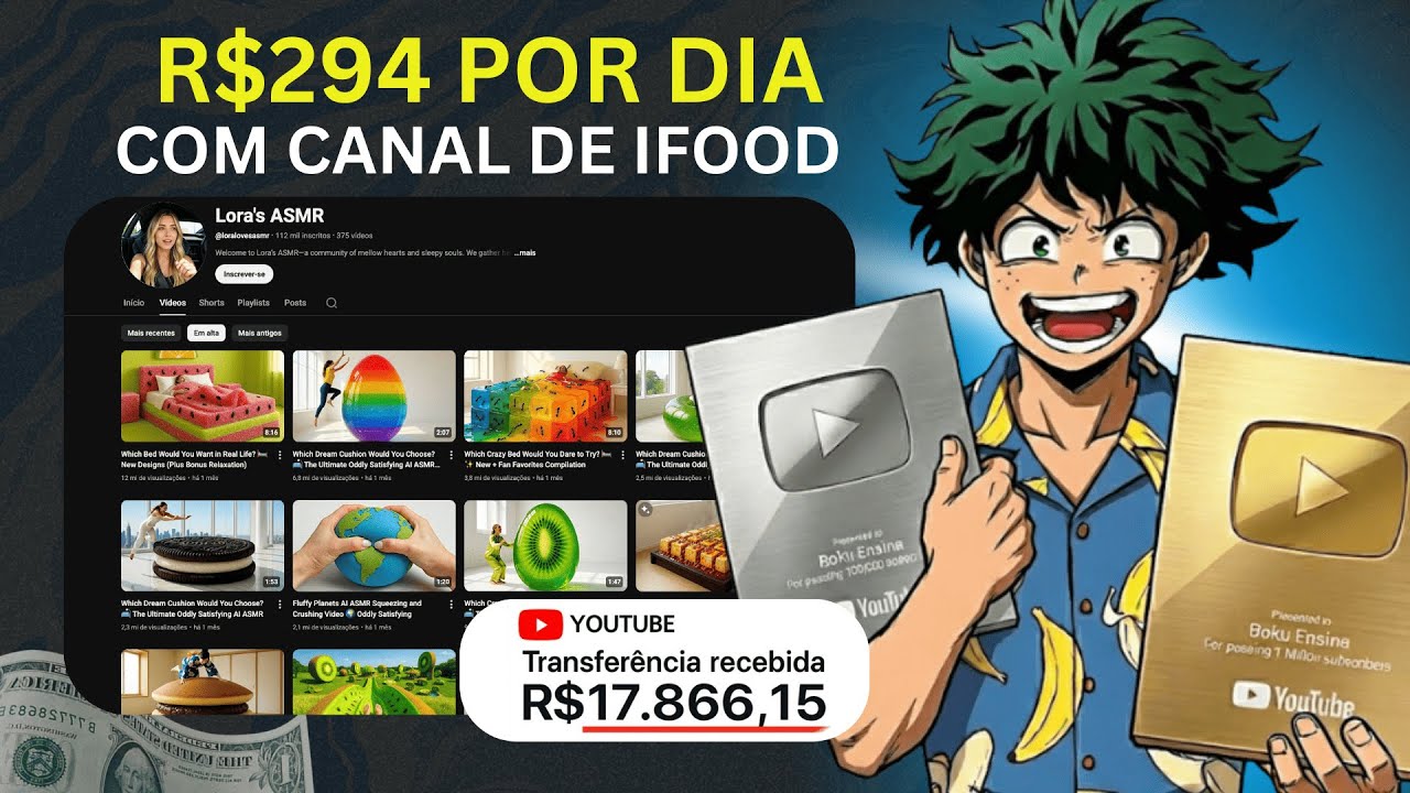 COMO CRIAR UM CANAL DARK SIMPLES DE ASMR QUE MONETIZA RÁPIDO E GANHAR DINHEIRO COM YOUTUBE EM 2026
